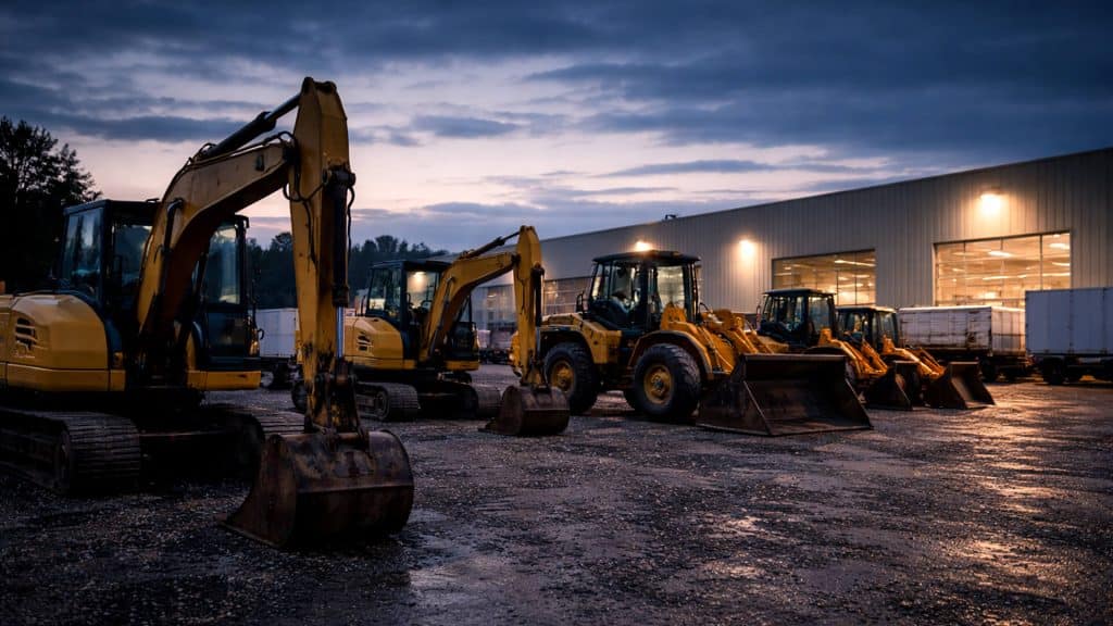 Construction machinery UK – excavator equipment asset finance